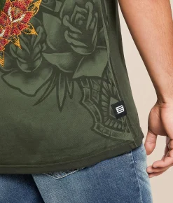 Affliction Rebelde T-Shirt Olive