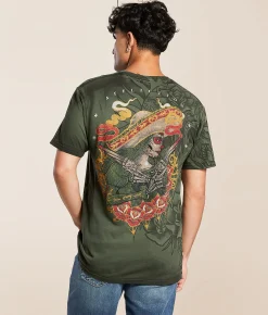 Affliction Rebelde T-Shirt Olive