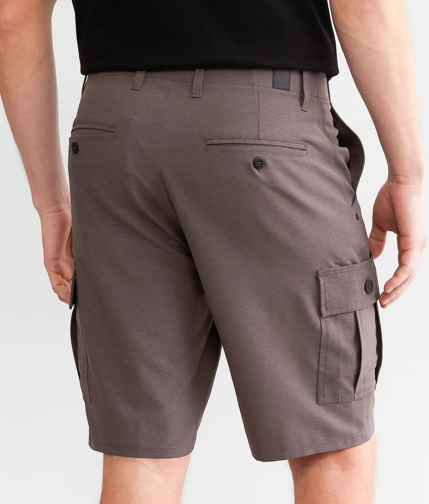 Bottoms | Maven Co-op Recreation Cargo Stretch Short Mushroom Black