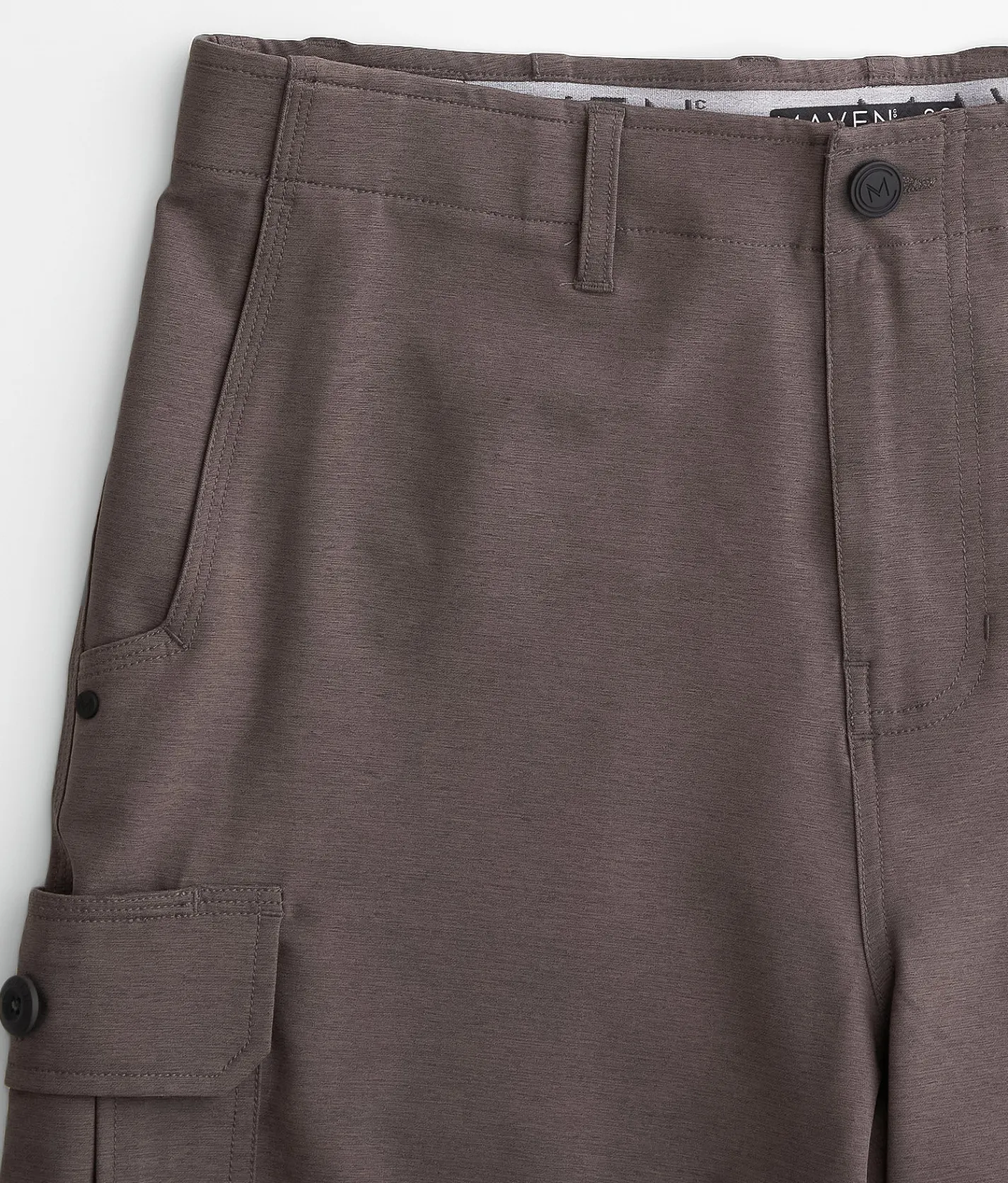 Bottoms | Maven Co-op Recreation Cargo Stretch Short Mushroom Black