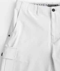 Bottoms|Shorts | Maven Co-op Recreation Cargo Stretch Short Lt Grey