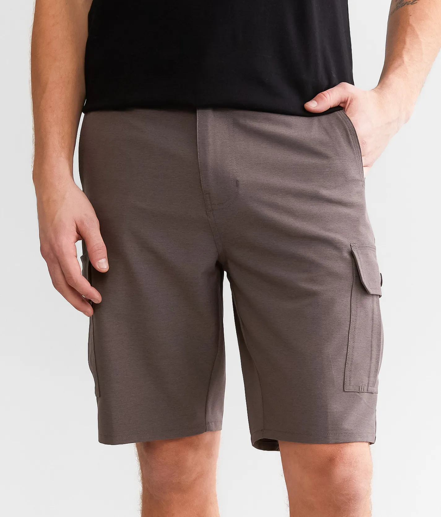 Maven Co-op Recreation Cargo Stretch Short Mushroom Black Clearance