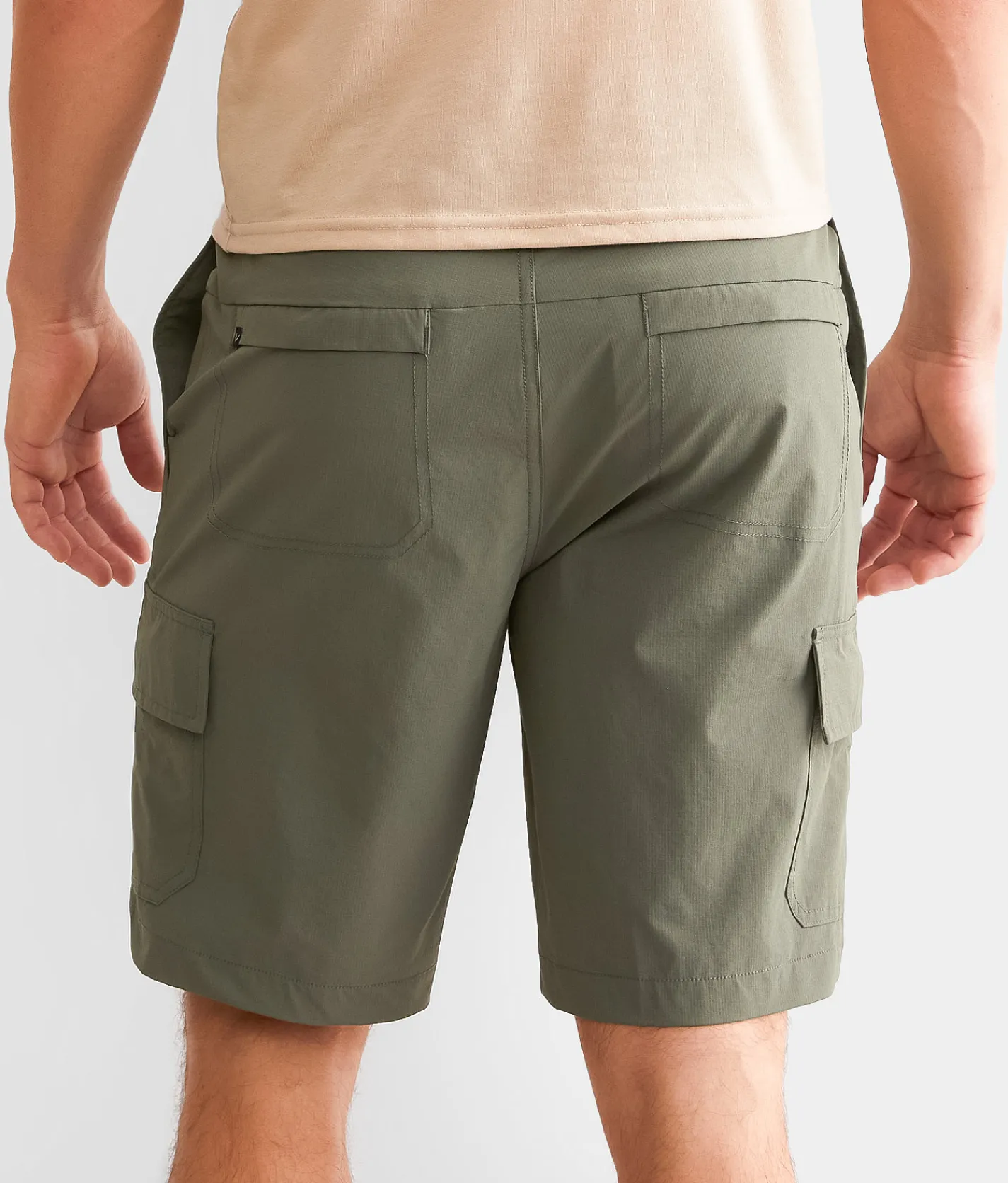 Bottoms|Activewear | Maven Co-op Recreation Cargo Stretch Short Castor Grey
