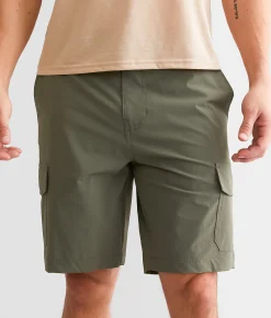 Bottoms|Activewear | Maven Co-op Recreation Cargo Stretch Short Castor Grey