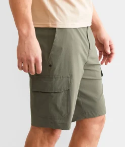Bottoms|Activewear | Maven Co-op Recreation Cargo Stretch Short Castor Grey