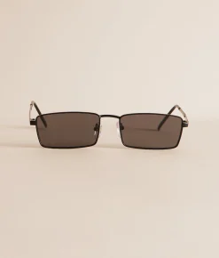 BKE Rectangle Sunglasses Black Outlet