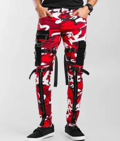 Sale Jeans|Bottoms | PREME Cargo Skinny Stretch Jean Red Camo