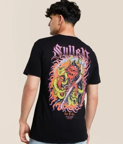 Sullen Red Reaper T-Shirt Jet Black Outlet
