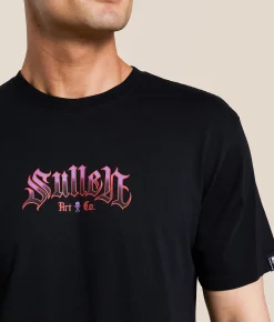 Sullen Red Reaper T-Shirt Jet Black Outlet