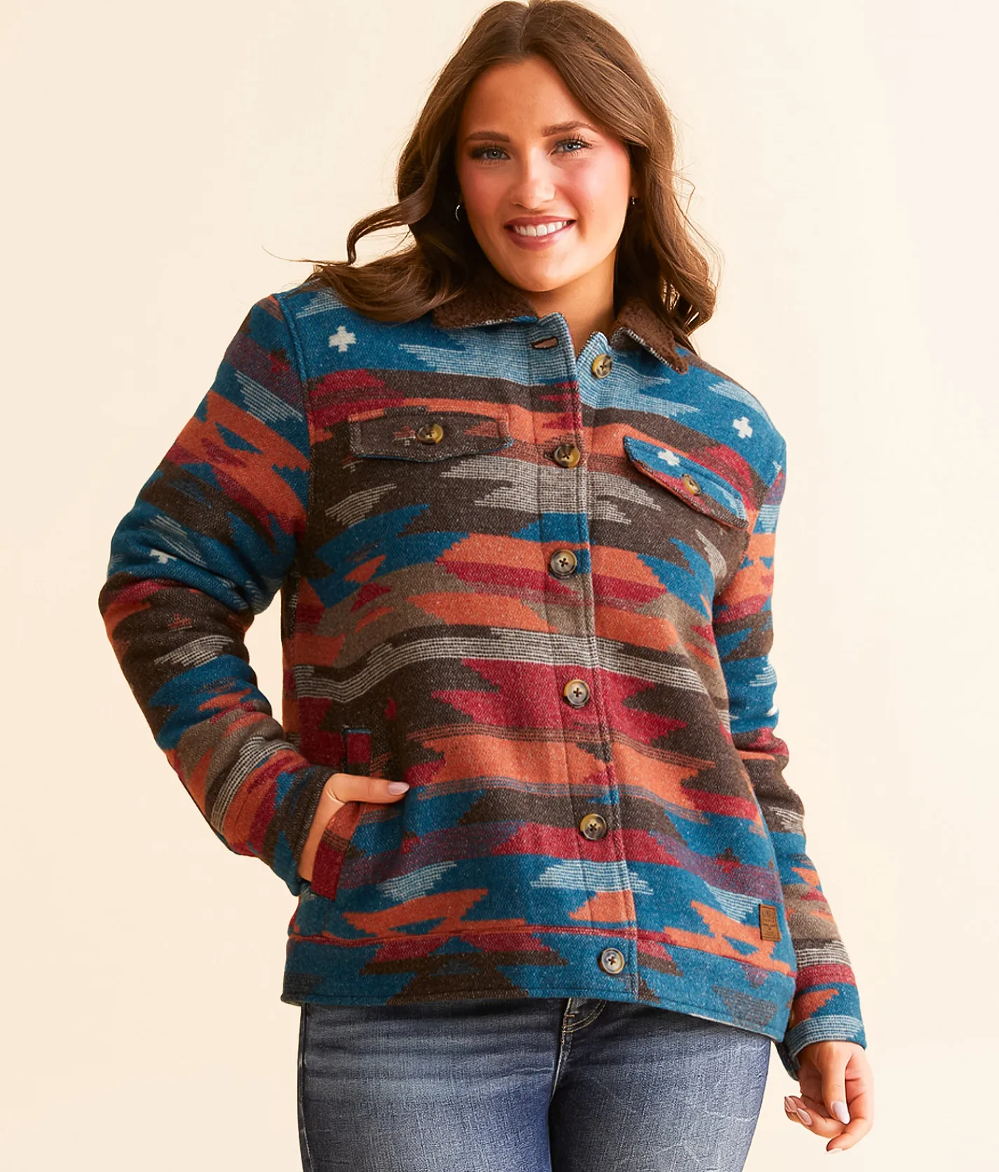 Kimes Ranch Red Rocks Jacket Mid Blue Sale