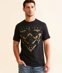 Graphic T-Shirts | American Fighter Redrock T-Shirt Pitch Black