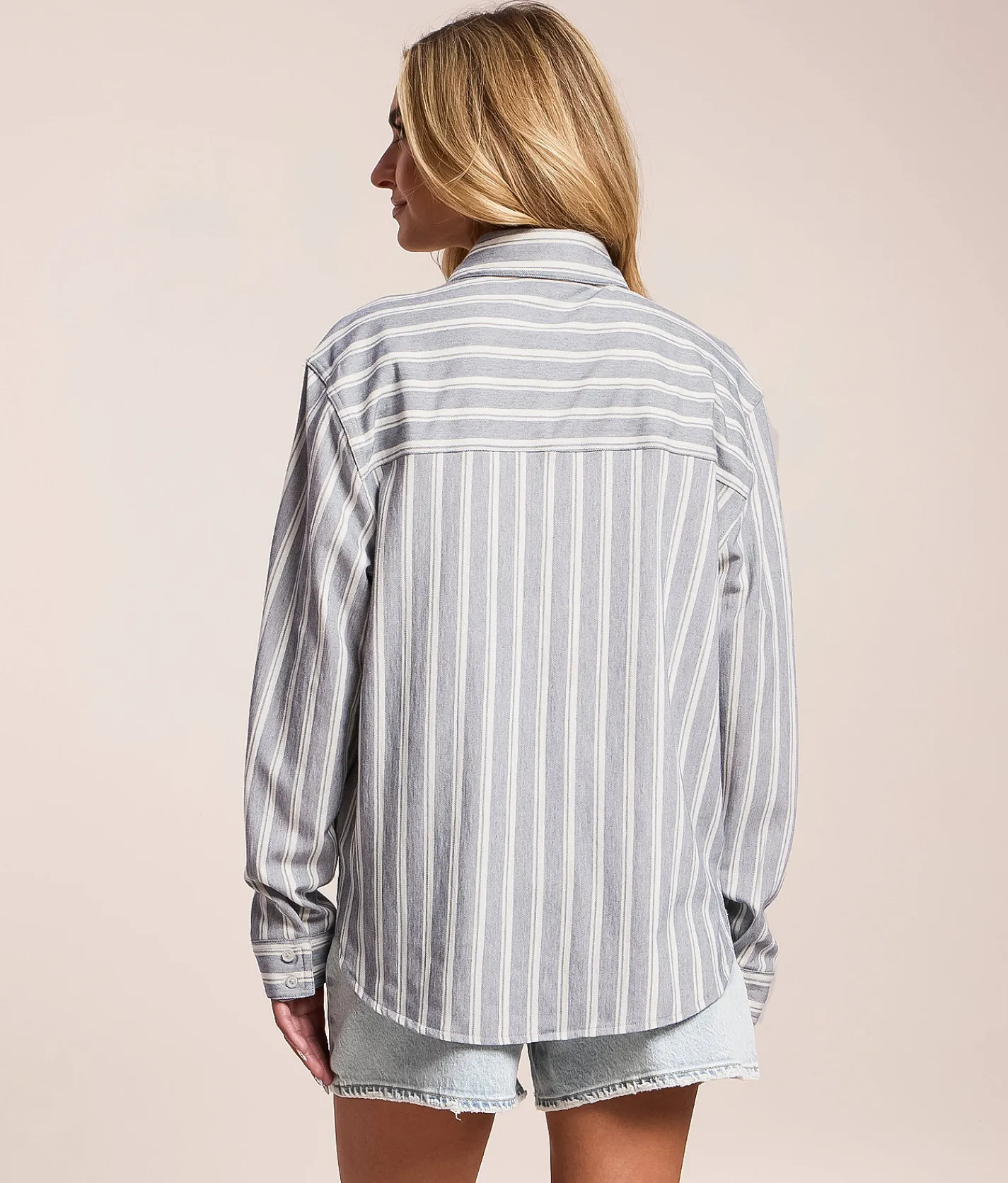 Tops | Z Supply Reece Striped Shirt Cloud