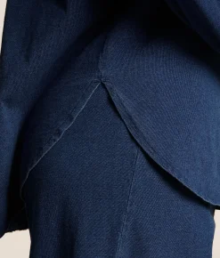 Tops | Z Supply Reese Jersey Denim Shirt Indigo