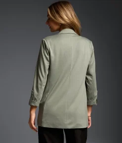 Tops|Coats & Jackets | Buckle Black Refined Edit - Knit Blazer Oatmeal