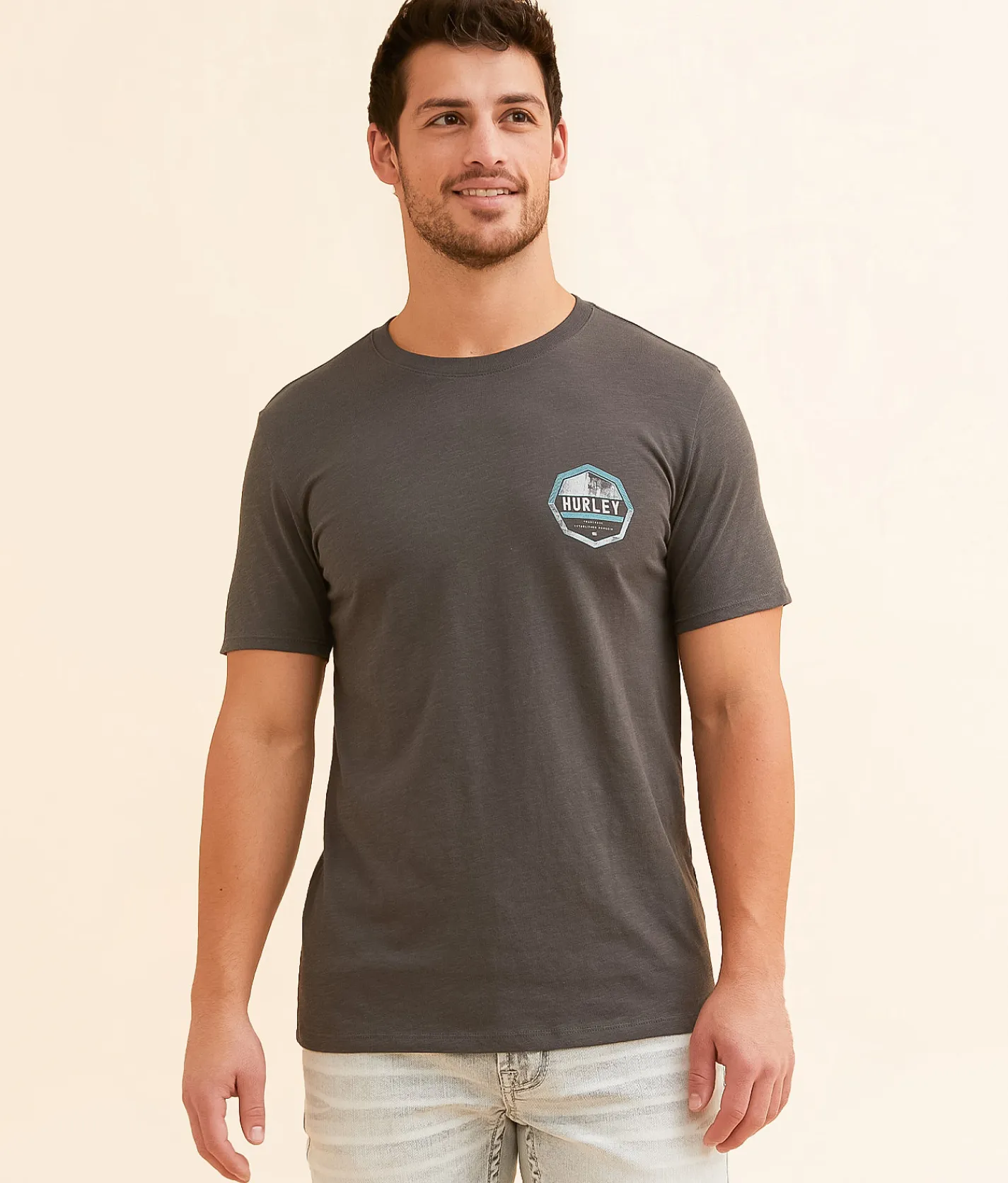 Hurley Refractor T-Shirt Raven Clearance