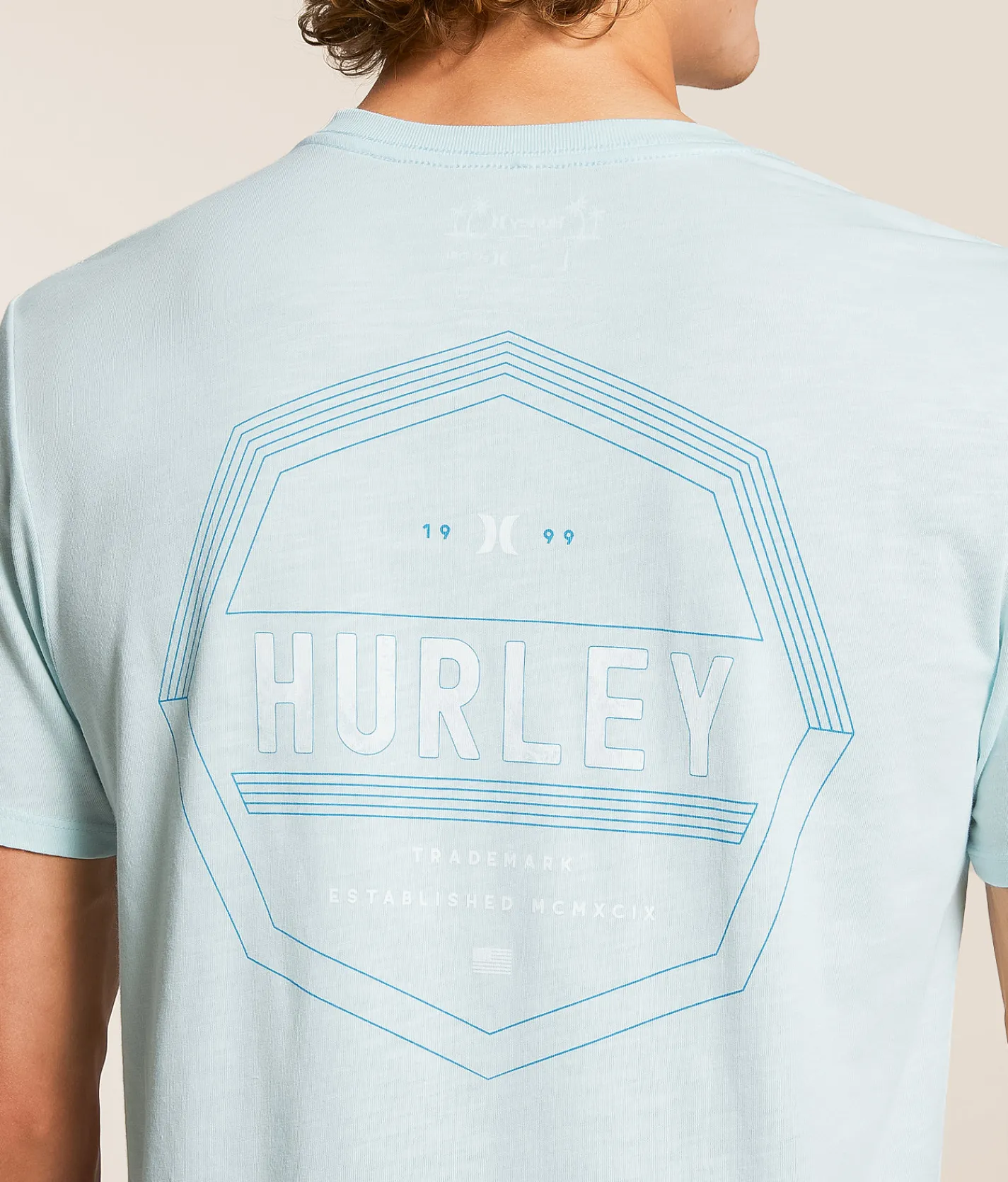 Hurley Refractor T-Shirt Spun Sugar Online