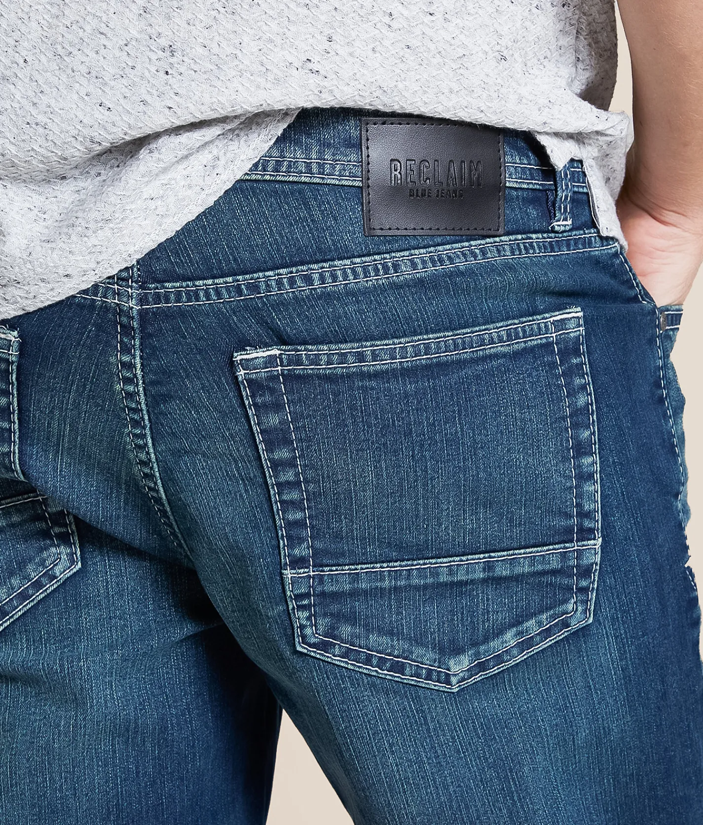 Bottoms|Jeans | Reclaim Regular Straight Stretch Jean Toucanet