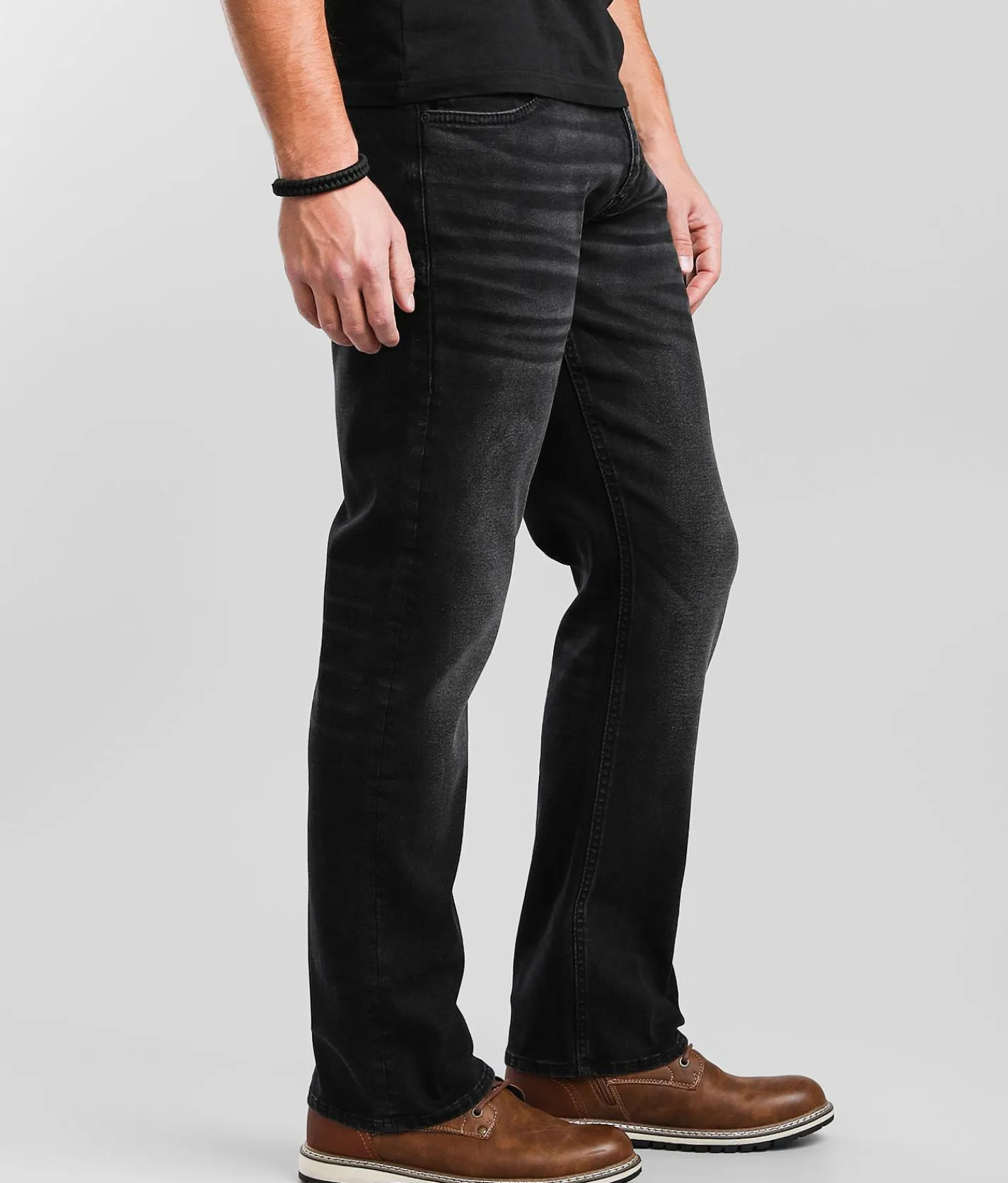 Bottoms|Jeans | Reclaim Regular Straight Stretch Jean Black