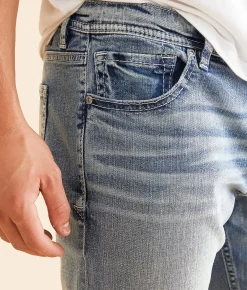 Reclaim Relaxed Straight Stretch Jean Birdie Sale