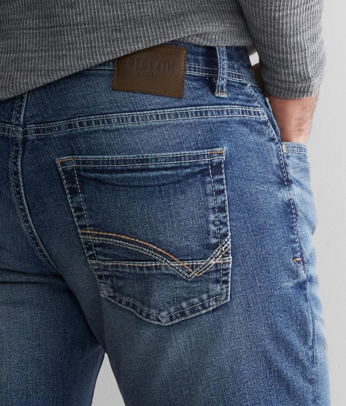 Sale Jeans|Bottoms | Reclaim Relaxed Straight Stretch Jean Linden