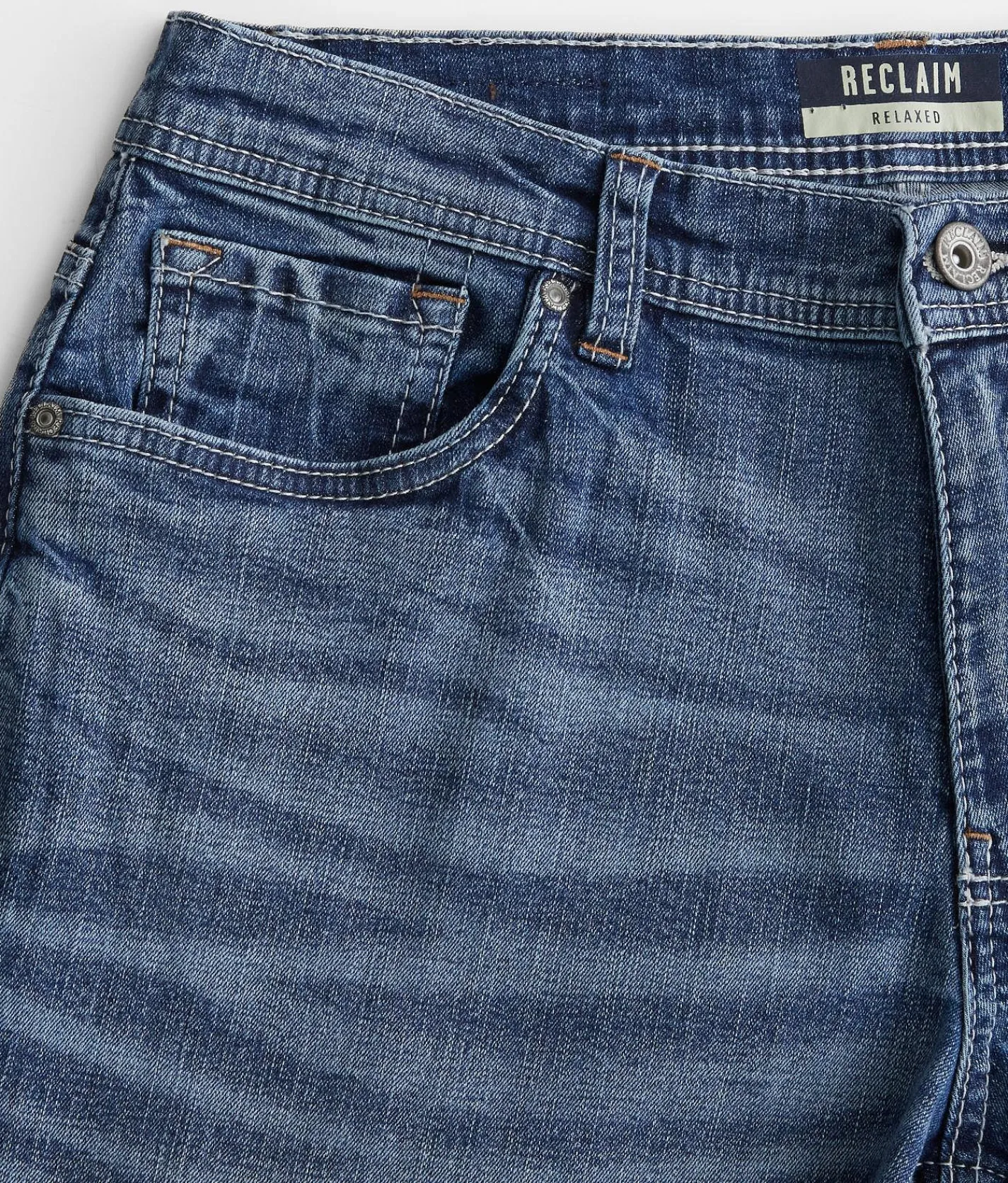 Sale Jeans|Bottoms | Reclaim Relaxed Straight Stretch Jean Linden