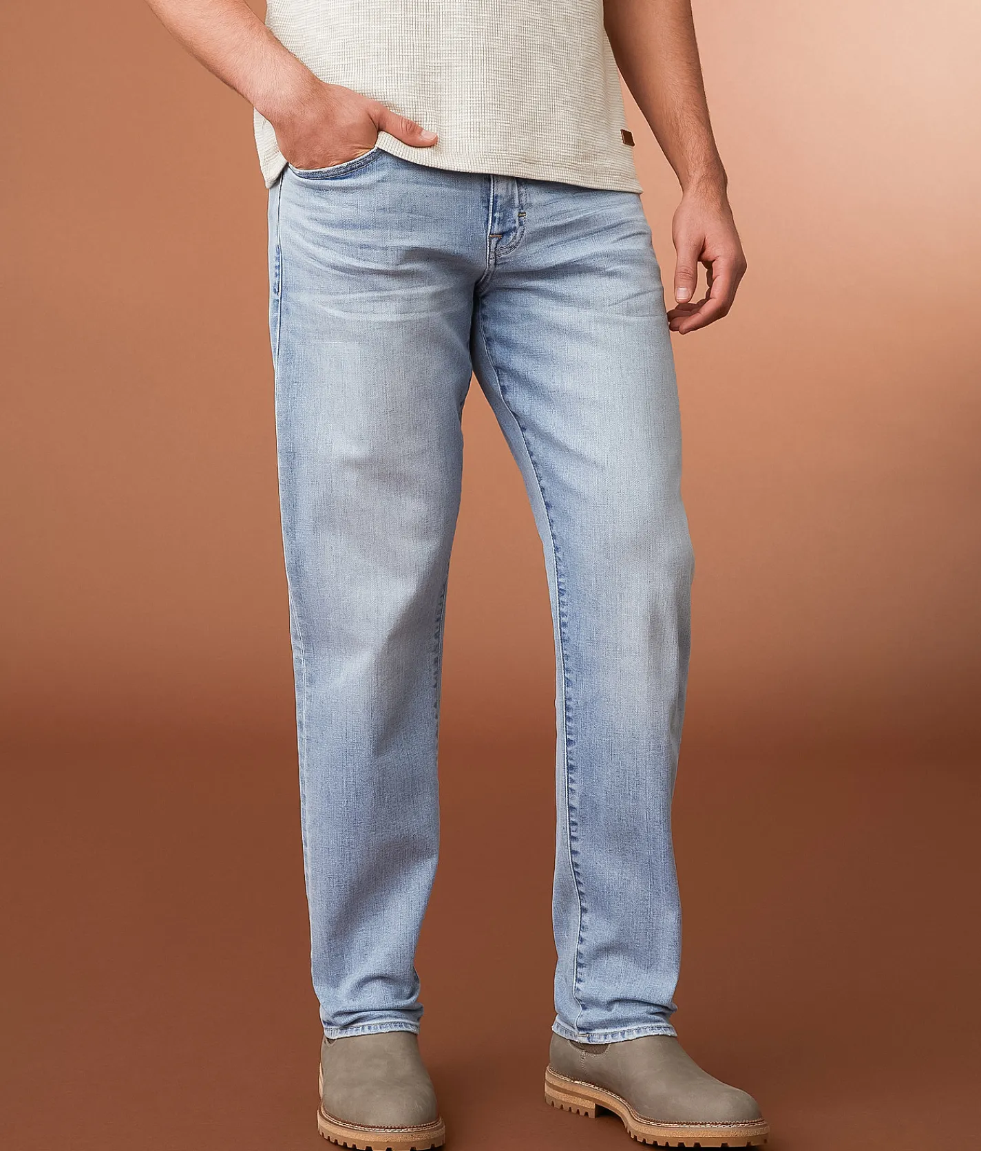Outpost Makers Relaxed Straight Stretch Jean Tabbo Hot