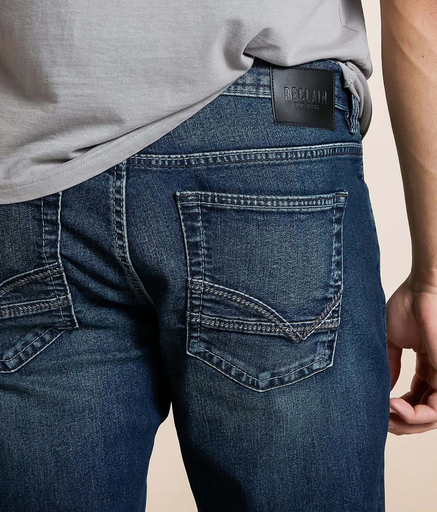 Jeans | Reclaim Relaxed Straight Stretch Jean Demetrius