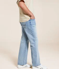 Reclaim Relaxed Straight Stretch Jean Ion Discount
