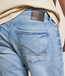 Reclaim Relaxed Straight Stretch Jean Ion Discount