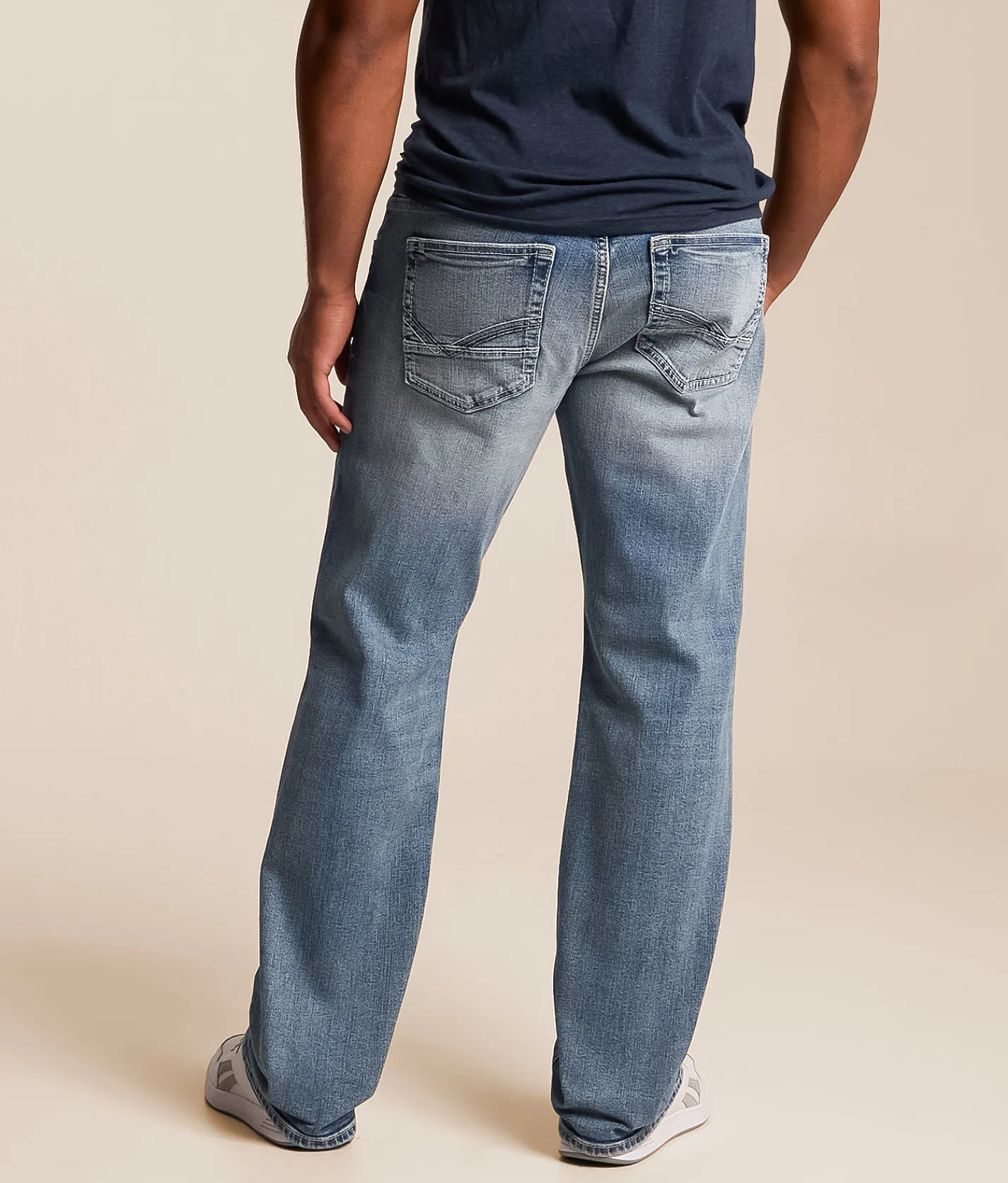 Reclaim Relaxed Straight Stretch Jean Willy Clearance
