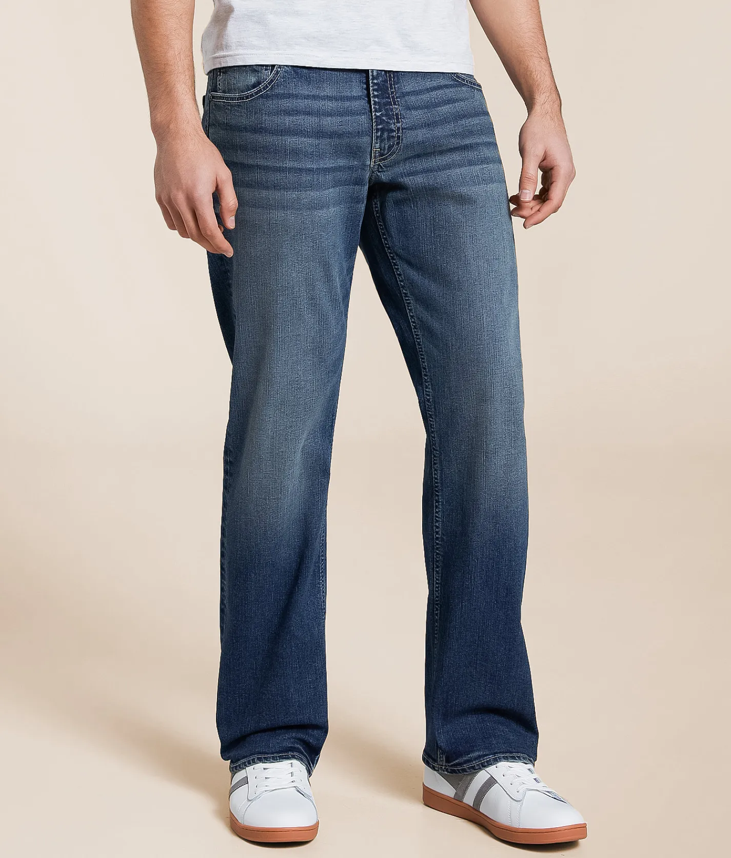Reclaim Relaxed Straight Stretch Jean Beltsville Discount