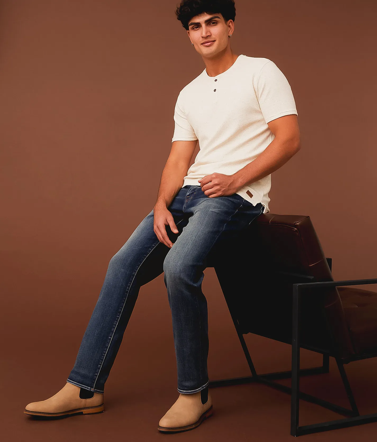 Bottoms|Jeans | Outpost Makers Relaxed Straight Stretch Jean Basilik