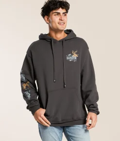 Tops | Sullen Removal Service Hooded Sweatshirt Vintage Black