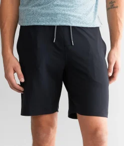 Bottoms|Activewear | BKE Renley Performance Knit Short Jet Black