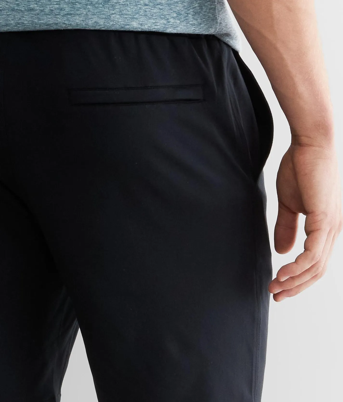 Bottoms|Activewear | BKE Renley Performance Knit Short Jet Black