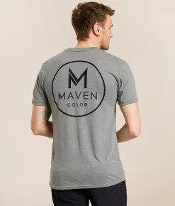Graphic T-Shirts | Maven Co-op Rennant T-Shirt Platinum Heather