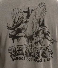 Tops|Graphic T-Shirts | Seager Reserve T-Shirt Pigment Grey
