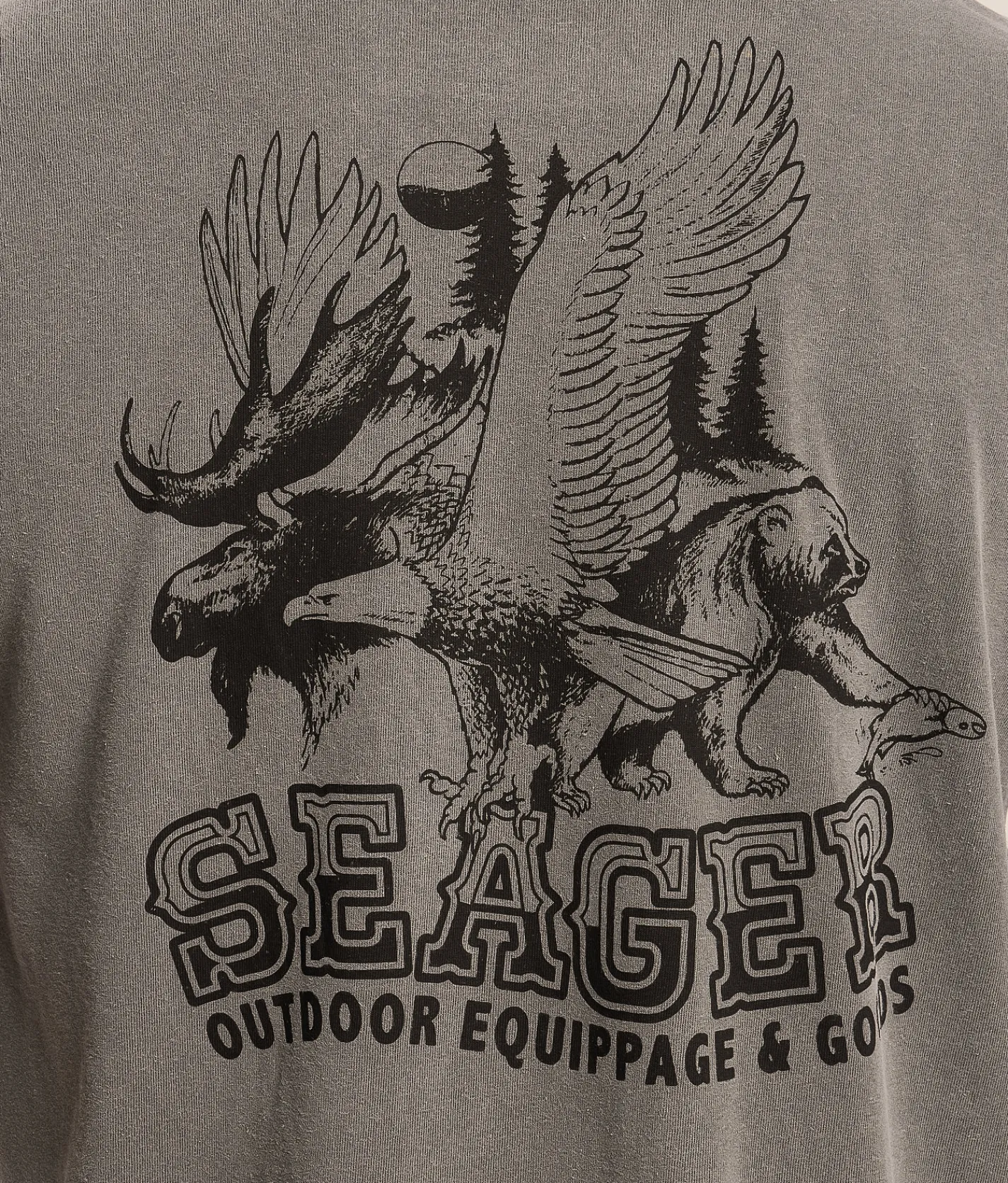 Tops|Graphic T-Shirts | Seager Reserve T-Shirt Pigment Grey