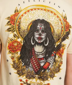 Tops|Graphic T-Shirts | Affliction Resistencia T-Shirt Peyote Pigment Due