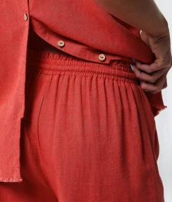 Bottoms | BKE Resort Edit - Frayed Short Cardinal