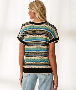 Tops | BKE Resort Edit - Striped Sweater Multi