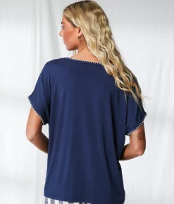 Tops | BKE Resort Edit - Whipstitch Dolman Top Mood Indigo
