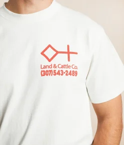 Graphic T-Shirts | Diamond Cross Ranch Retro Address T-Shirt White