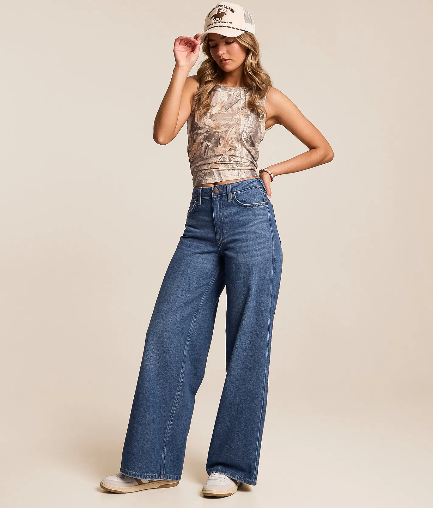 Wrangler® Retro Bailey High Rise Wide Leg Jean Yvette Discount