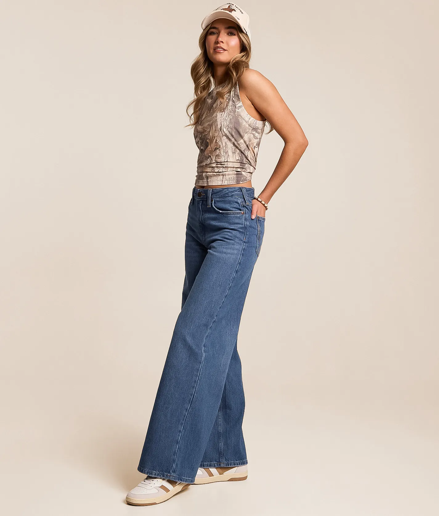 Wrangler® Retro Bailey High Rise Wide Leg Jean Yvette Discount