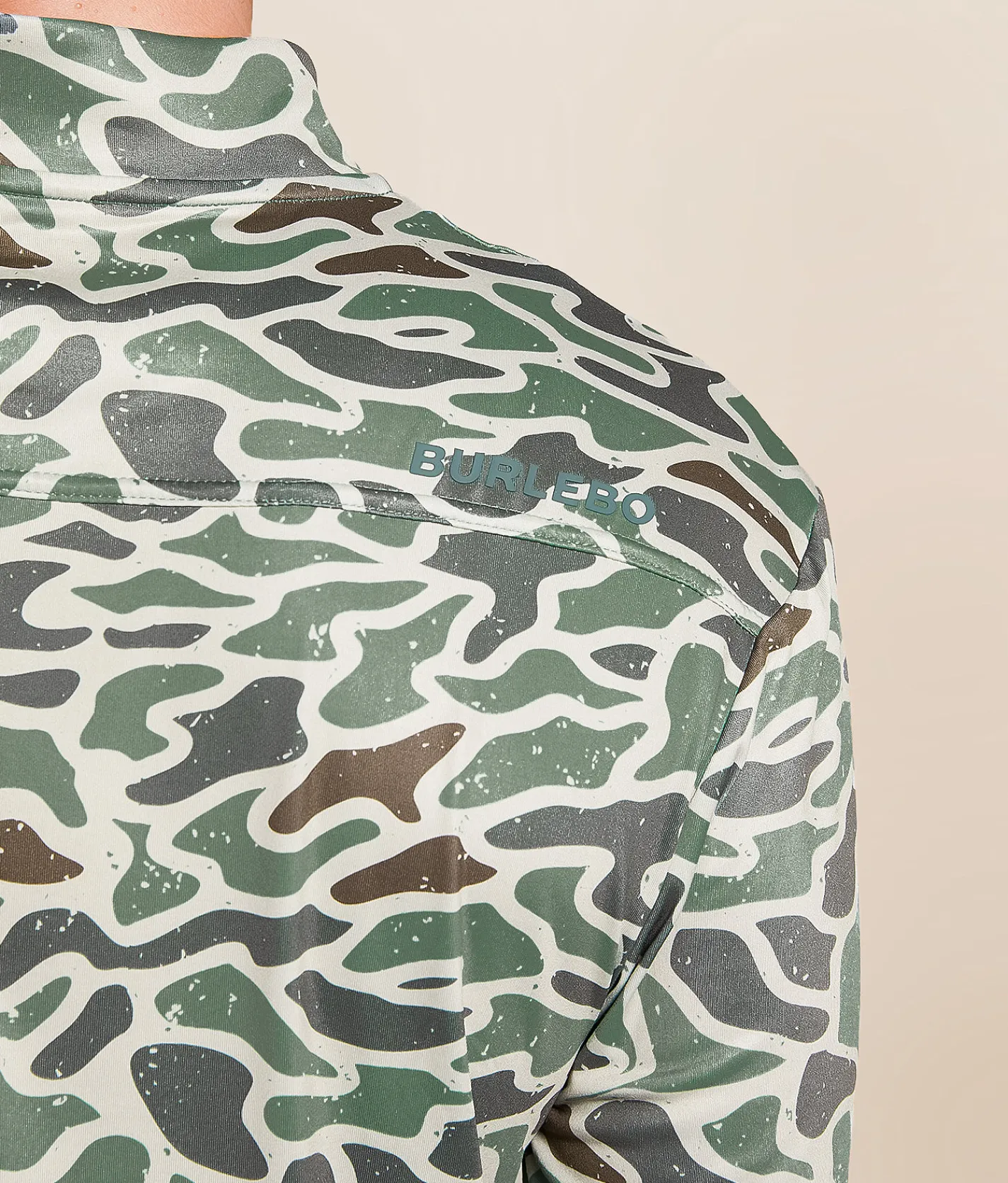 BURLEBO Performance Pullover Retro Duck Camo Hot
