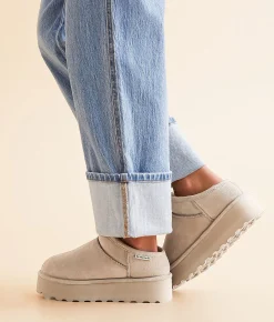 Shoes | Bearpaw Retro Kamala Suede Boot Mushroom