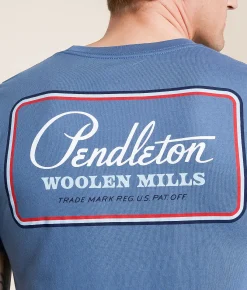 Graphic T-Shirts | Pendleton Retro Logo T-Shirt Slate