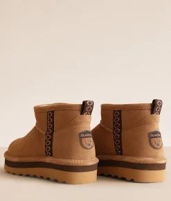 Shoes | Bearpaw Retro October Leather Ankle Boot Iced Coffee Multi