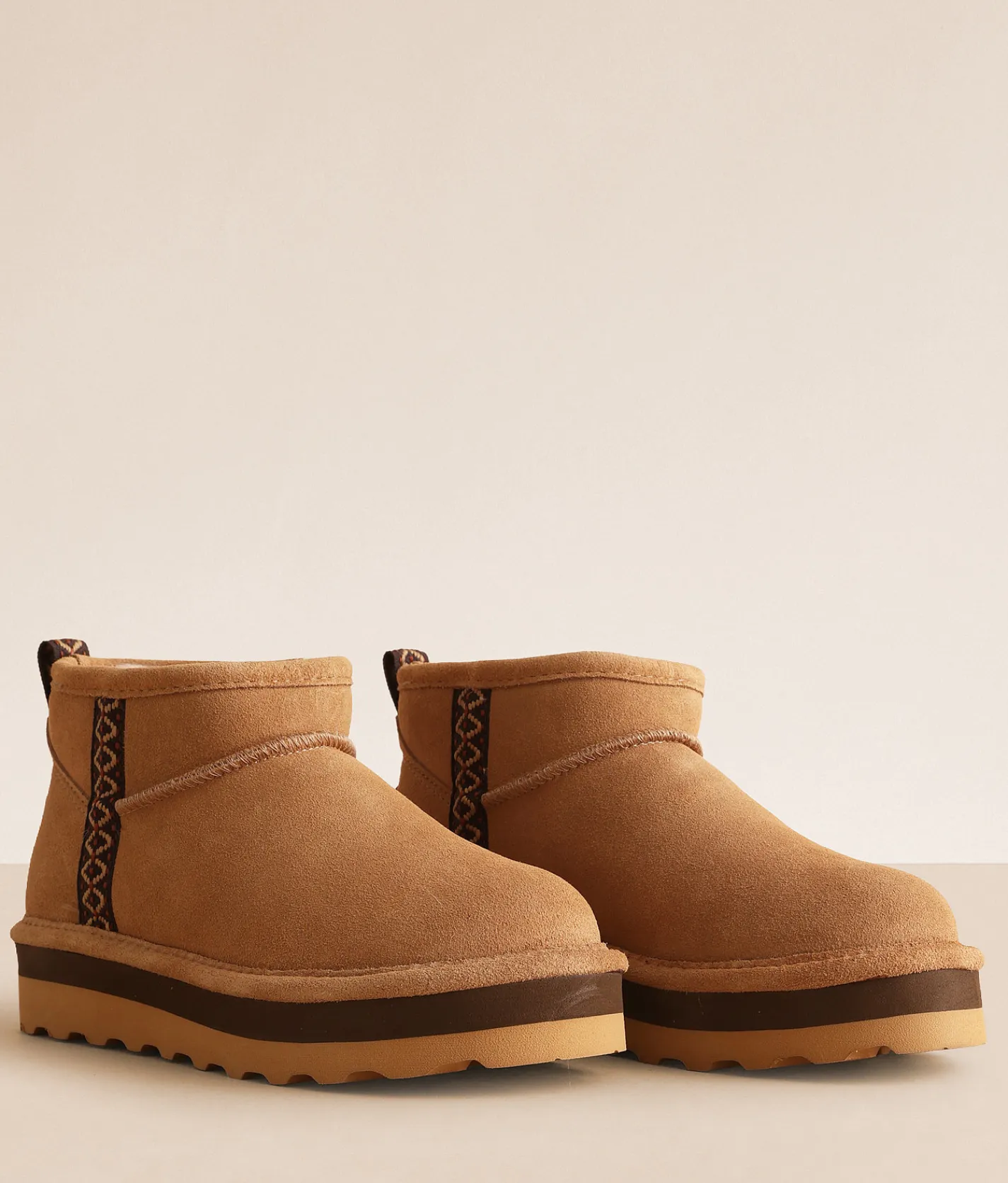 Shoes | Bearpaw Retro October Leather Ankle Boot Iced Coffee Multi